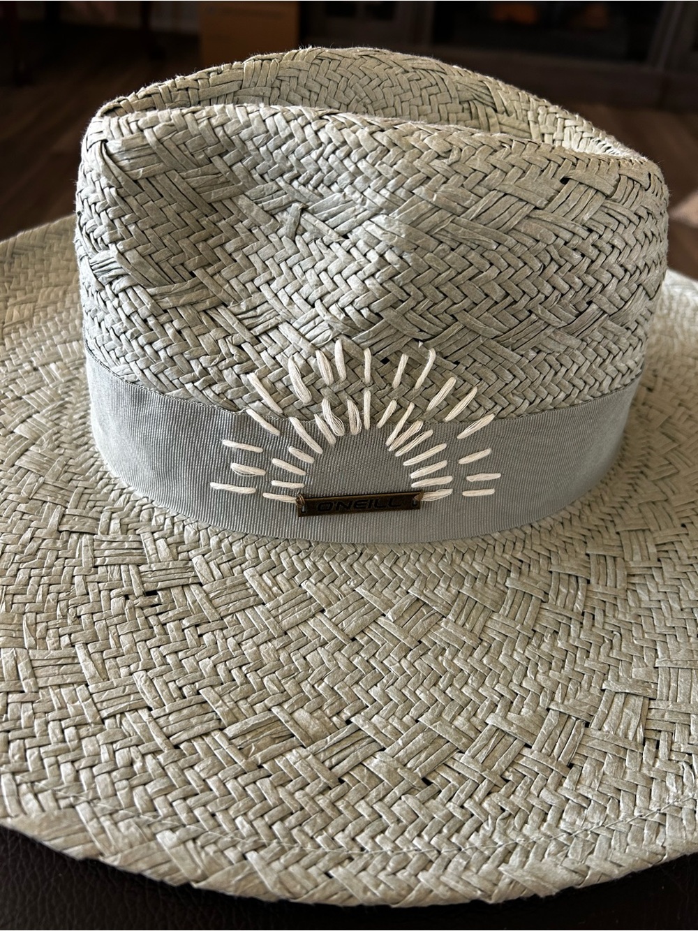O'NEILL BALLENA HAT in aqua sky straw hat